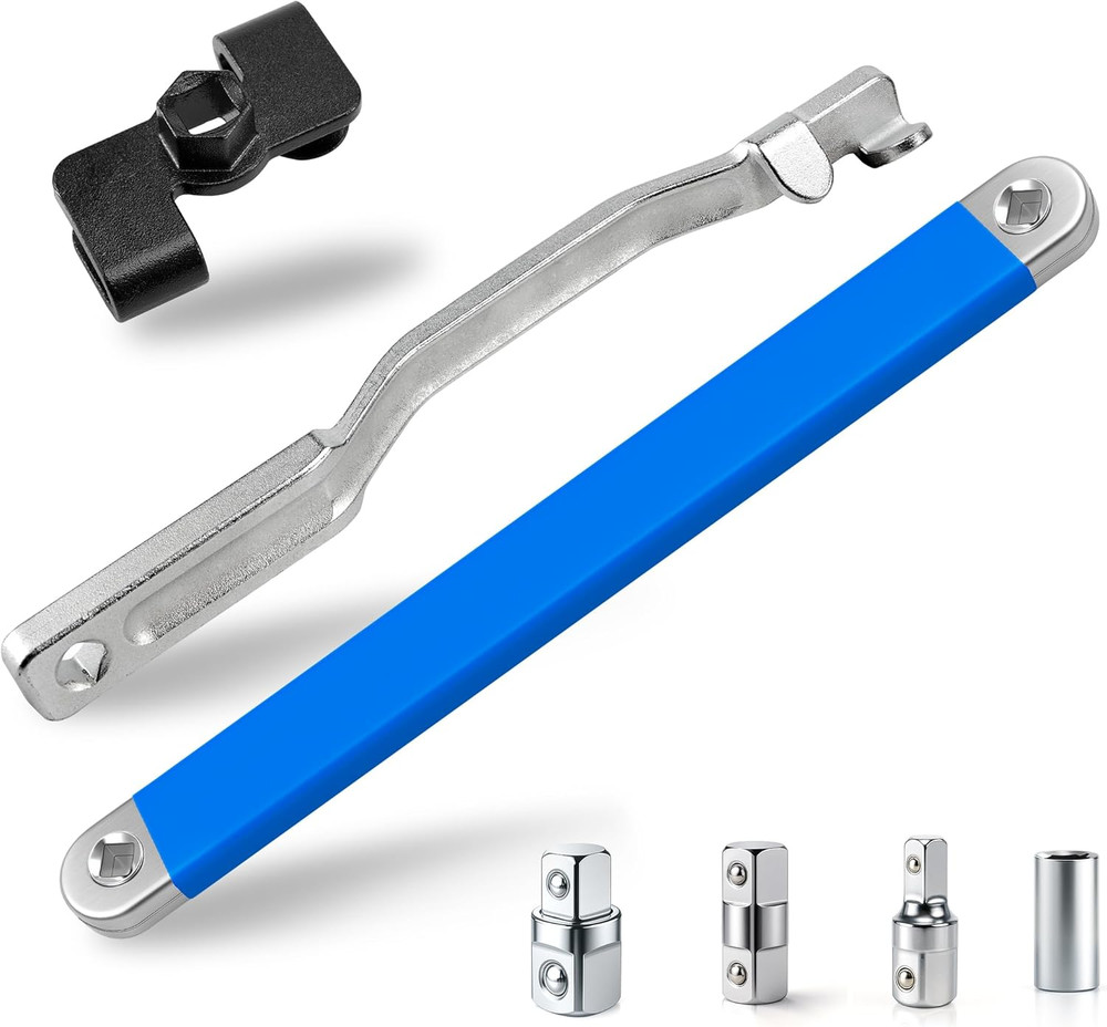 Offset Extension Wrench, Durable Chain Drive Wrench Set with High Hardness and U