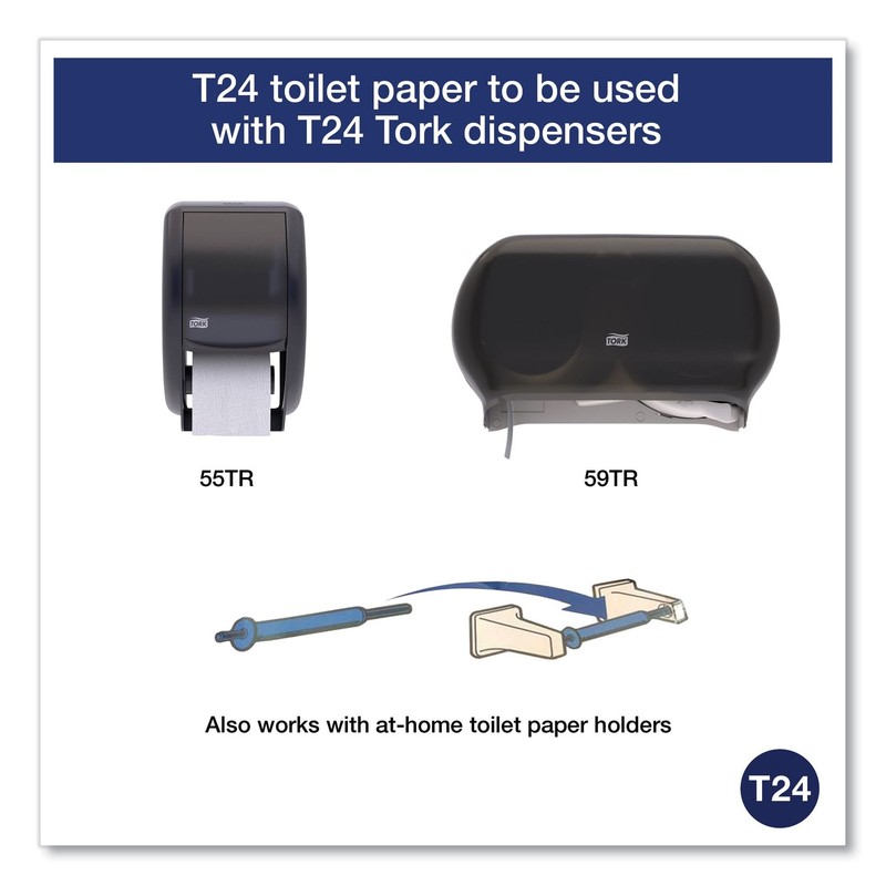 Tork? Universal Bath Tissue, 2-Ply, White, 4 x 3.75 Sheet, 500 Sheets/Roll, 96/C gallery