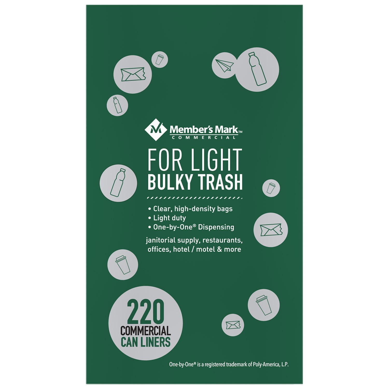 Member's Mark 50 Gallon Commercial Trash Bags (220 ct.) Great Price gallery