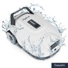 Robotic Pool Vacuum Cordless Gray with 90min Runtime Self-Parking Battery gallery