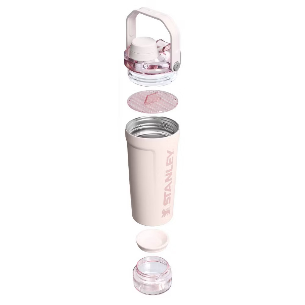 Stanley 20fl oz Stainless Steel Activate Shaker Bottle - Rose Quartz gallery