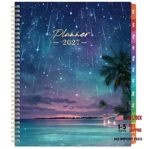 2027 Planner - 9" x 11" Jan. 2027 - Dec. 2027 Weekly & Monthly Planner gallery