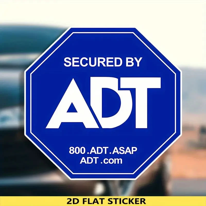 20X Blue Logo Home Security Decal Sticker Camera Door Window Decals (lot of 20) gallery