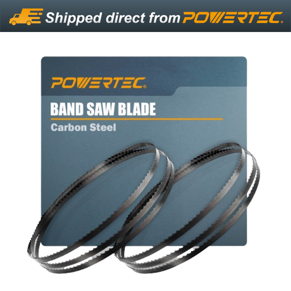 POWERTEC 62 Inch Bandsaw Blades, 1/4" x 14 TPI Band Saw Blades, 2PK gallery