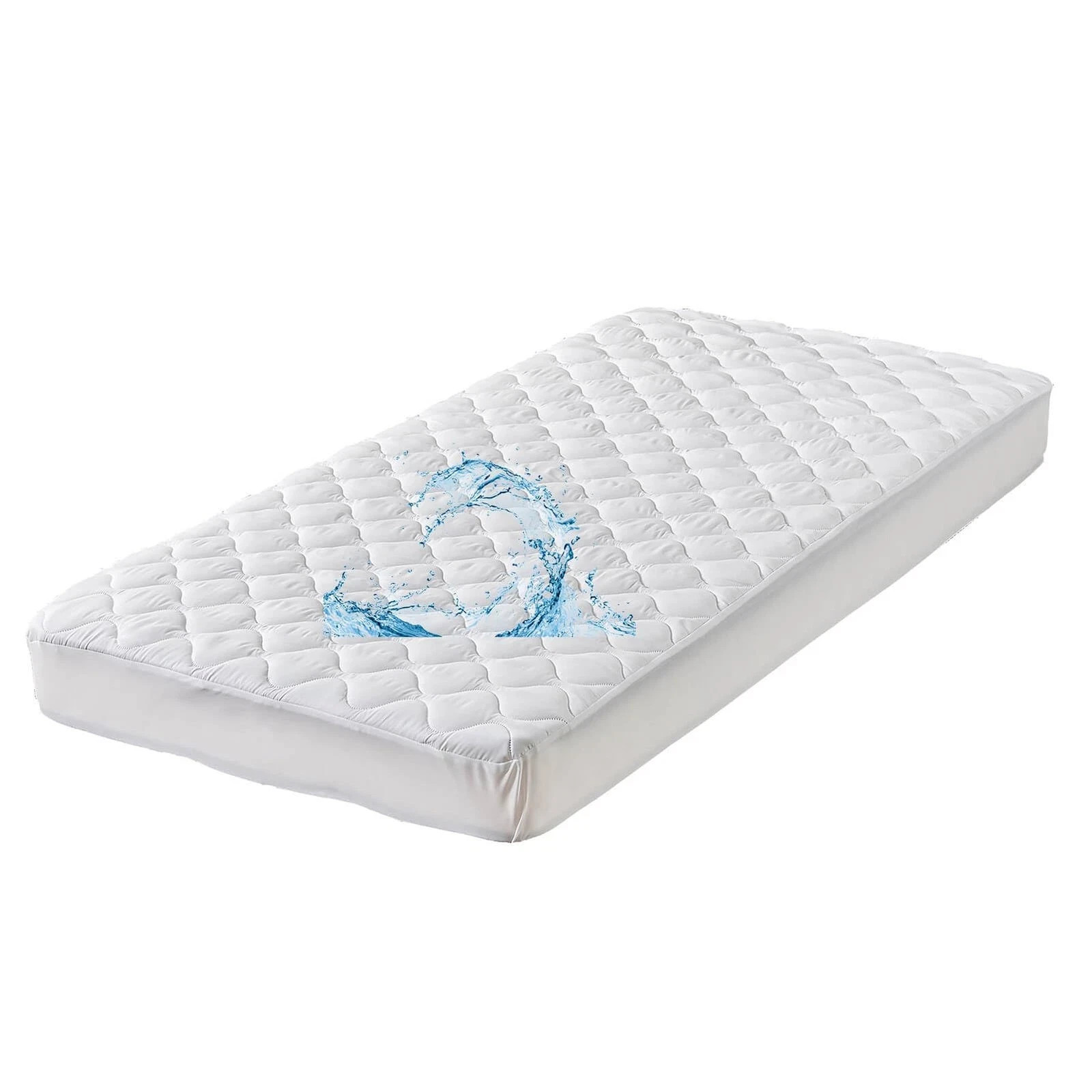 Waterproof Quilted RV Bunk Mattress Bunk=Narrow Twin (30x75), White gallery