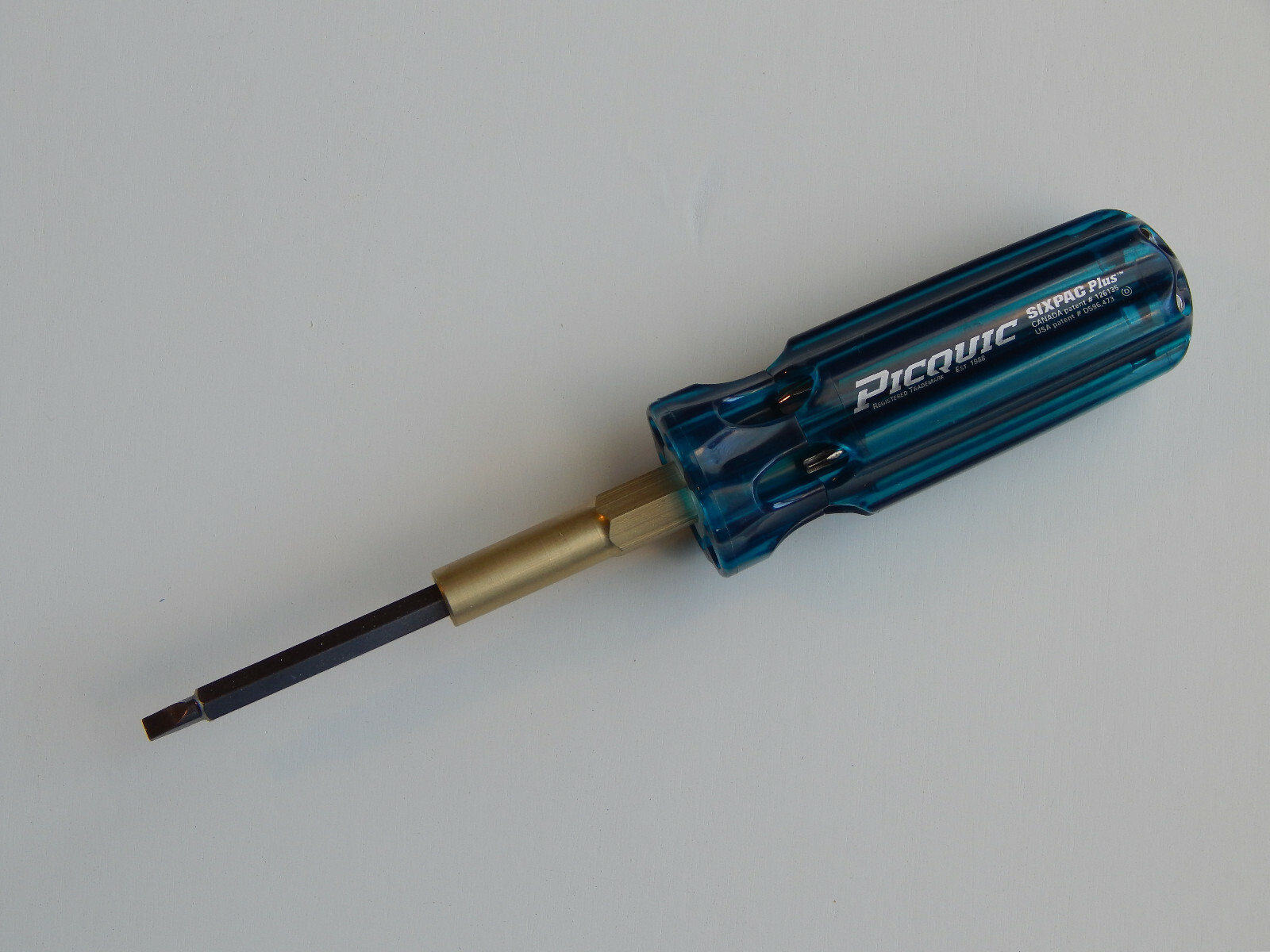 PICQUIC SIXPAC Plus Screwdriver Multi Bit w/ 7 Hex Bits - "Aquamarine" gallery