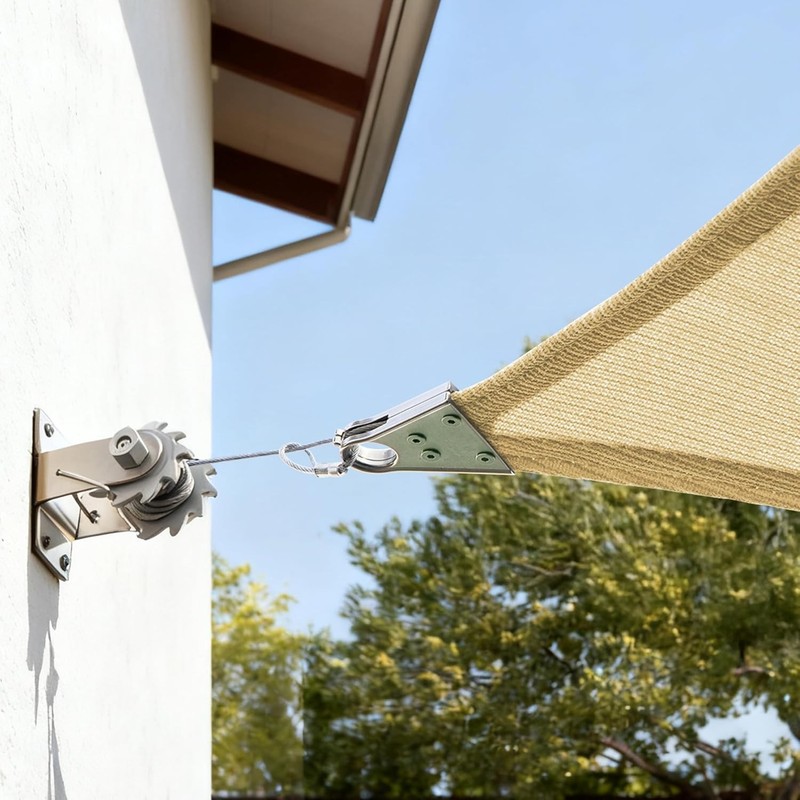 Colourtree Custom Size Rectangle Super Ring Sun Shade Sail Canopy Outdoor gallery