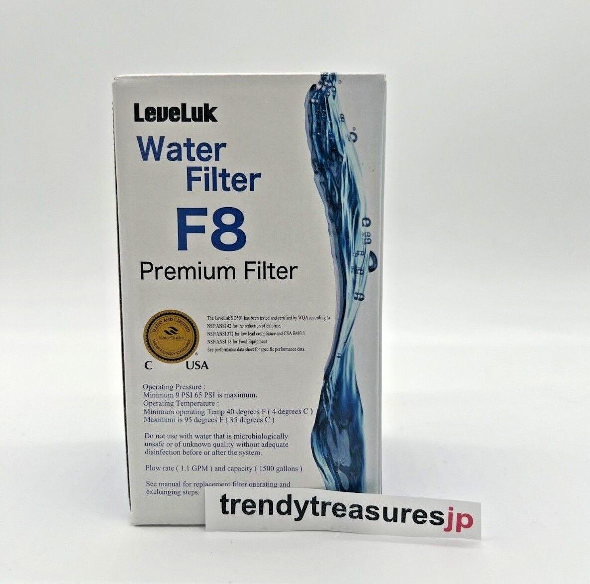 Leveluk F8 Filter for Kangen K8 water Ioniser machine made by Enagic gallery