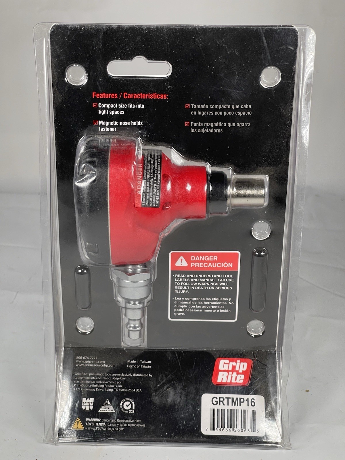 Grip-Rite GRTMP16 Mini Air Nailer PrimeSource Shoots Up To 16d Nail gallery