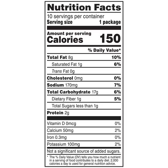 Doritos Nacho Cheese Flavored Tortilla Chips 1 oz, 10 Count gallery