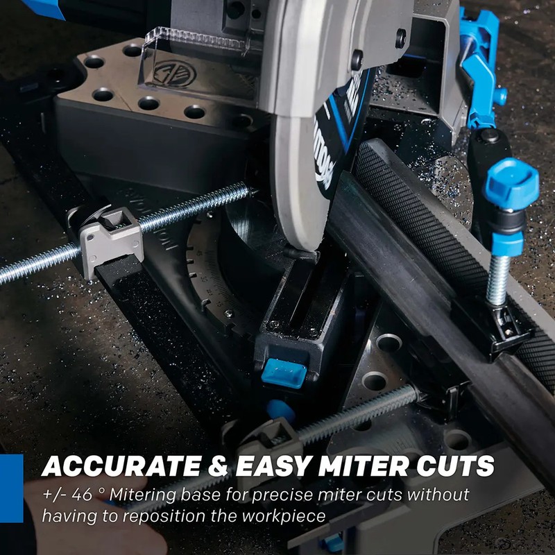 Evolution S14MCS: Cold Cut Mitering Chop Saw With 14 in. EVOMAX14ST Blade gallery