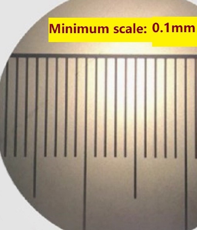 glass linear scale Standard calibration line ruler Optical instrument projector gallery