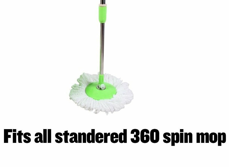 6x Replacement Microfiber Mop Head Easy Clean Wring Refill For O-Cedar Spin Mop gallery