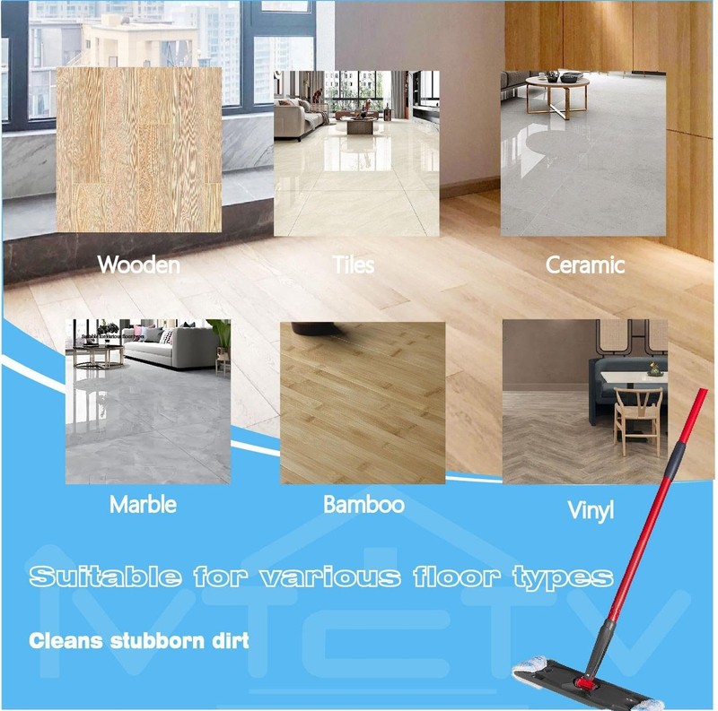 3-Pack Replacement Mop Pads for O-Cedar H2prO/ Vileda H2prO Flat Mop System | W gallery