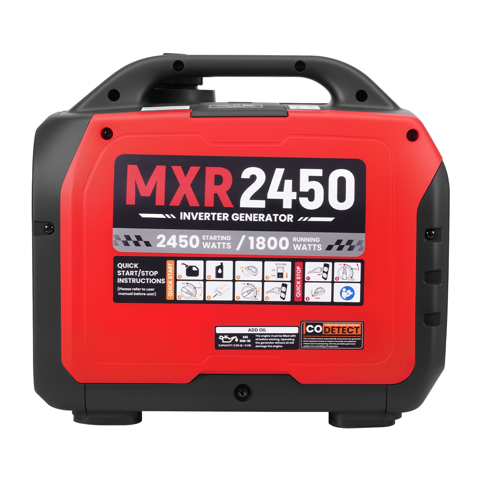 33lb 2450W Gasoline Generator with Pure Sine Wave – Safe for Laptops & Phones gallery