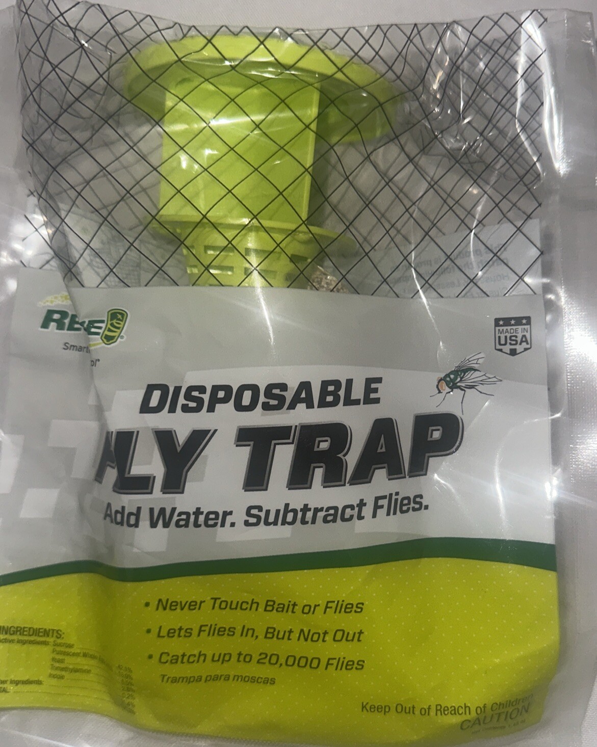 Rescue Outdoor Outside Hanging Fly Trap Disposable Just Add Water! gallery