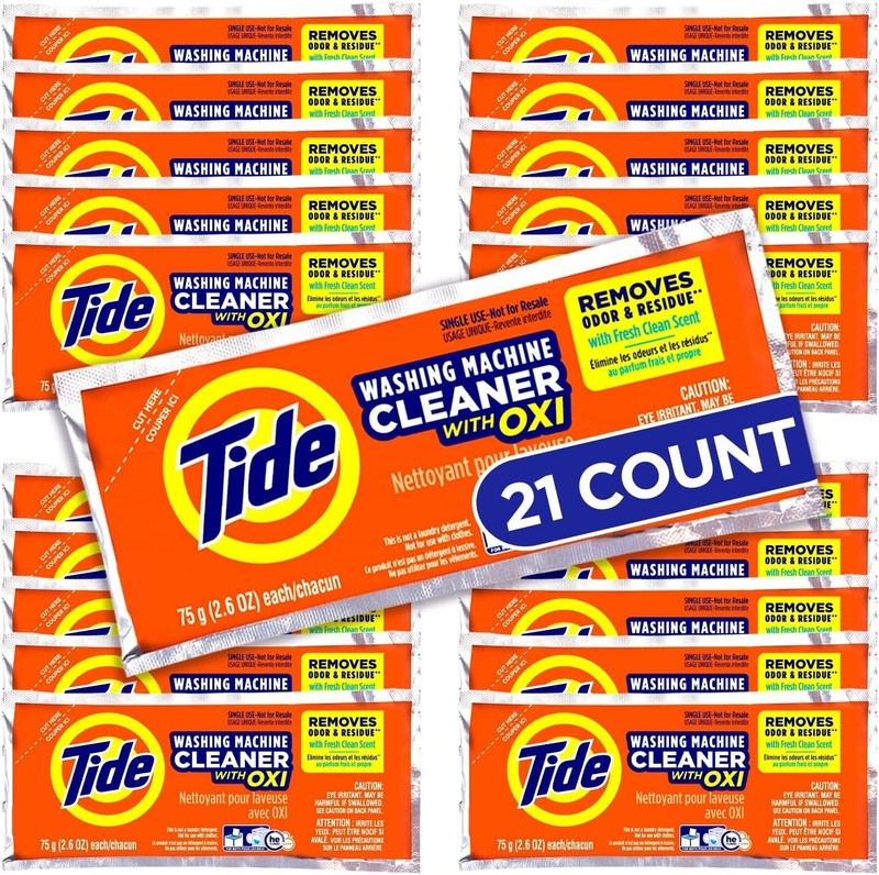Washing Machine Cleaner by Tide, Washer Machine Cleaner with Oxi 21 Count Fresh gallery