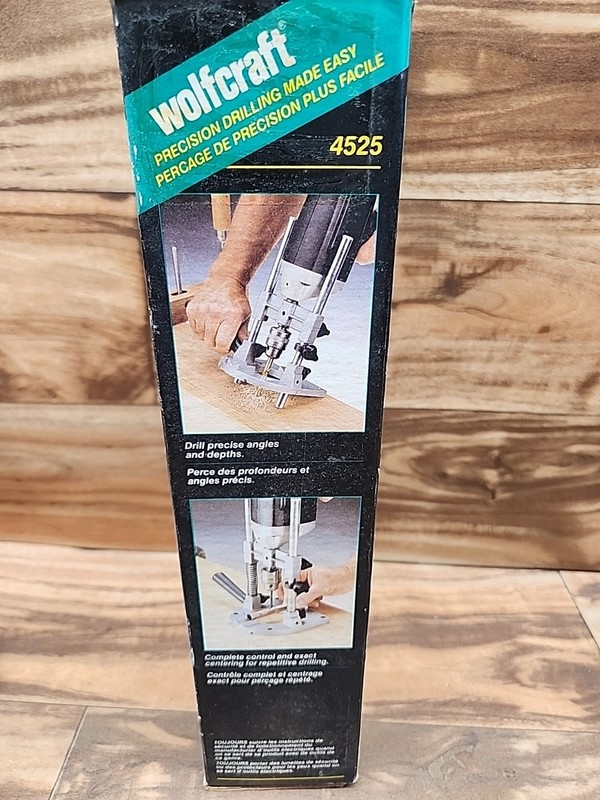 Wolfcraft 4525 Multi-Angled Drill Guide Up To 45 Degrees gallery