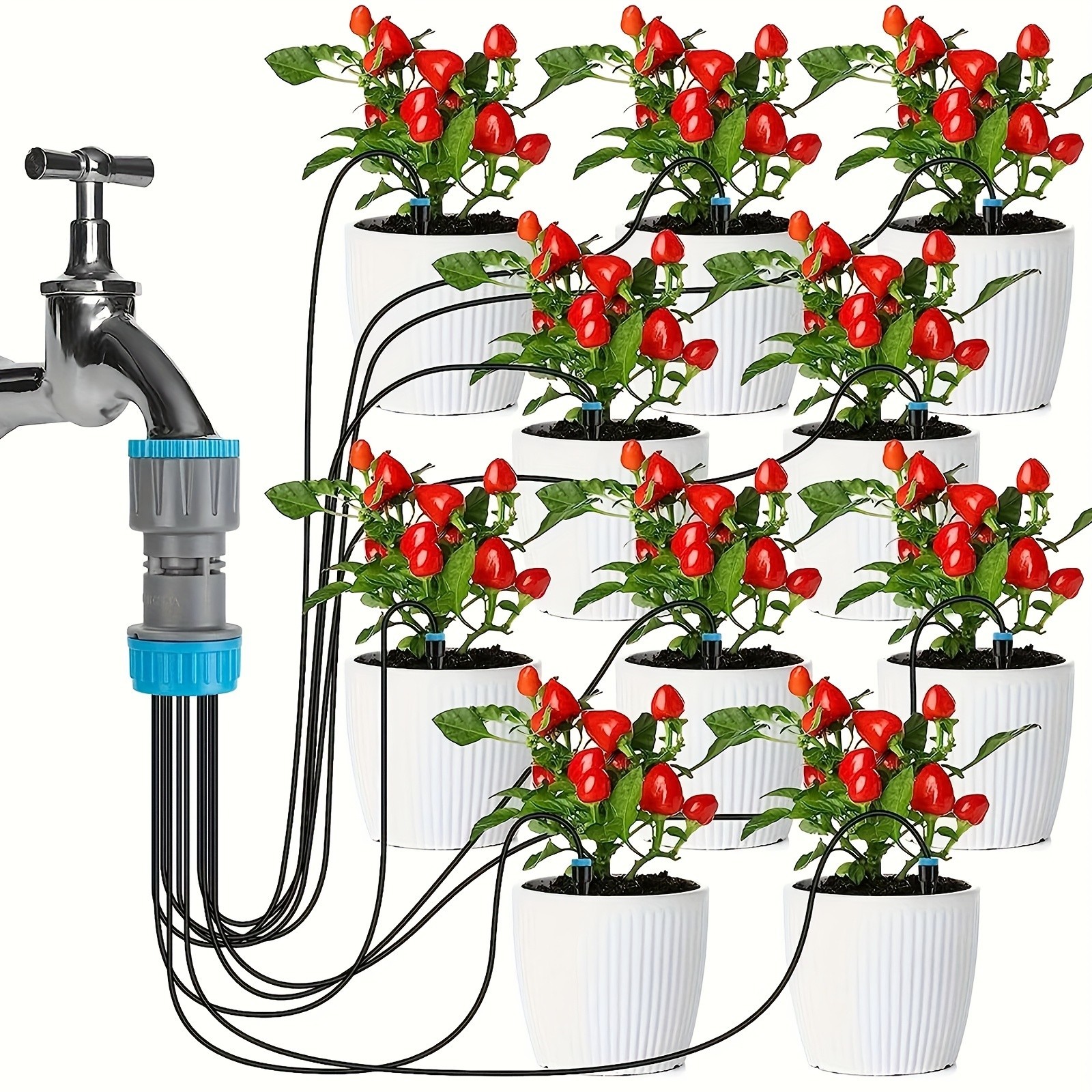 Garden Drip Irrigation Kit - Automatic Watering System for Potted Plants gallery