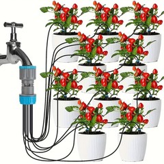 Garden Drip Irrigation Kit – Automatic Watering System for Potted Plants