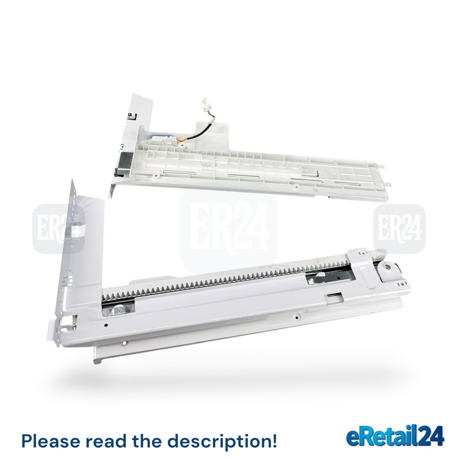 OEM LG Refrigerator Freezer Drawer Slide Rail L&R MGT61844002 MGT61844001 SET 2 gallery