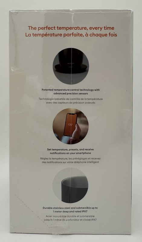 Ember Temperature Control Ceramic Smart Mug 14 Oz Black - New Sealed gallery