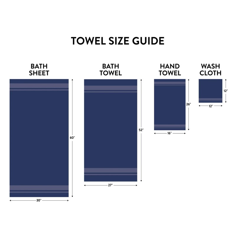 Mainstays Basic Bath Towel, Soft 100% Cotton and Highly Absorbent Bath Towel, Na gallery