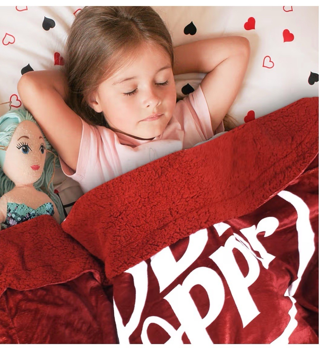 Soft Thermal Flannel Throw Polyester Blanket -Soda can Stuffed - 70"×60" Doct... gallery
