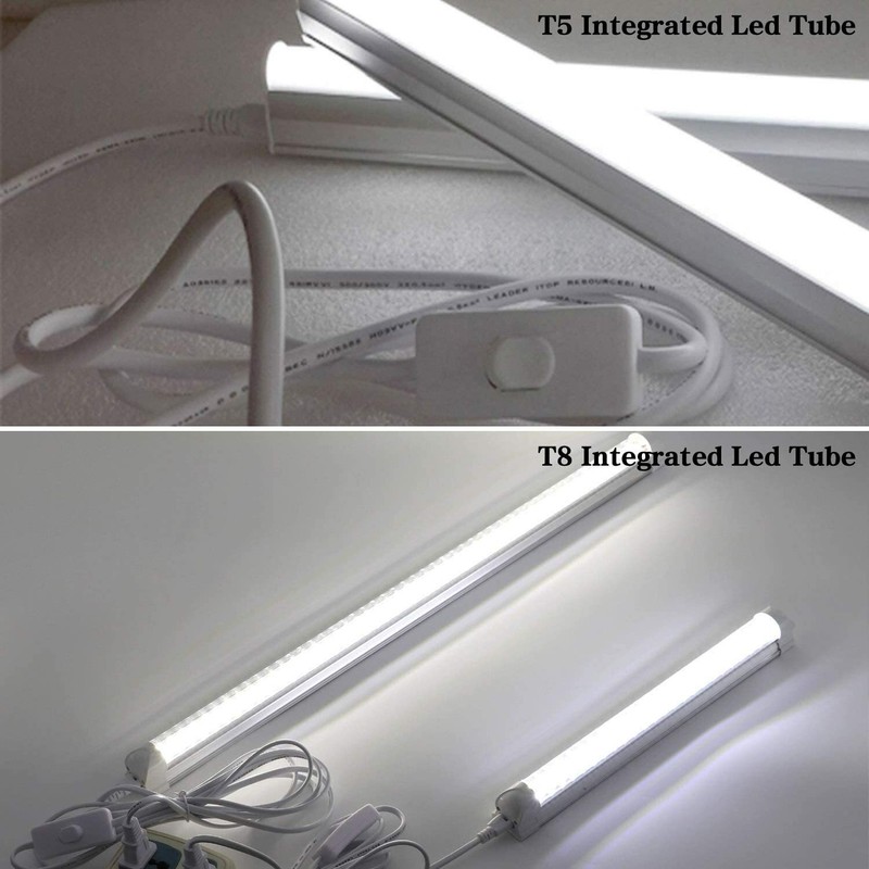 2 PACK 10FT Power Cable Wire for Integrated LED Tube Light T5 T8 Double End 3Pin gallery
