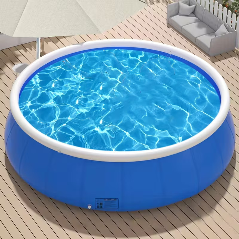 HAVA - 12ft by 32" inflatable pool, family pool, above ground swimming pool gallery