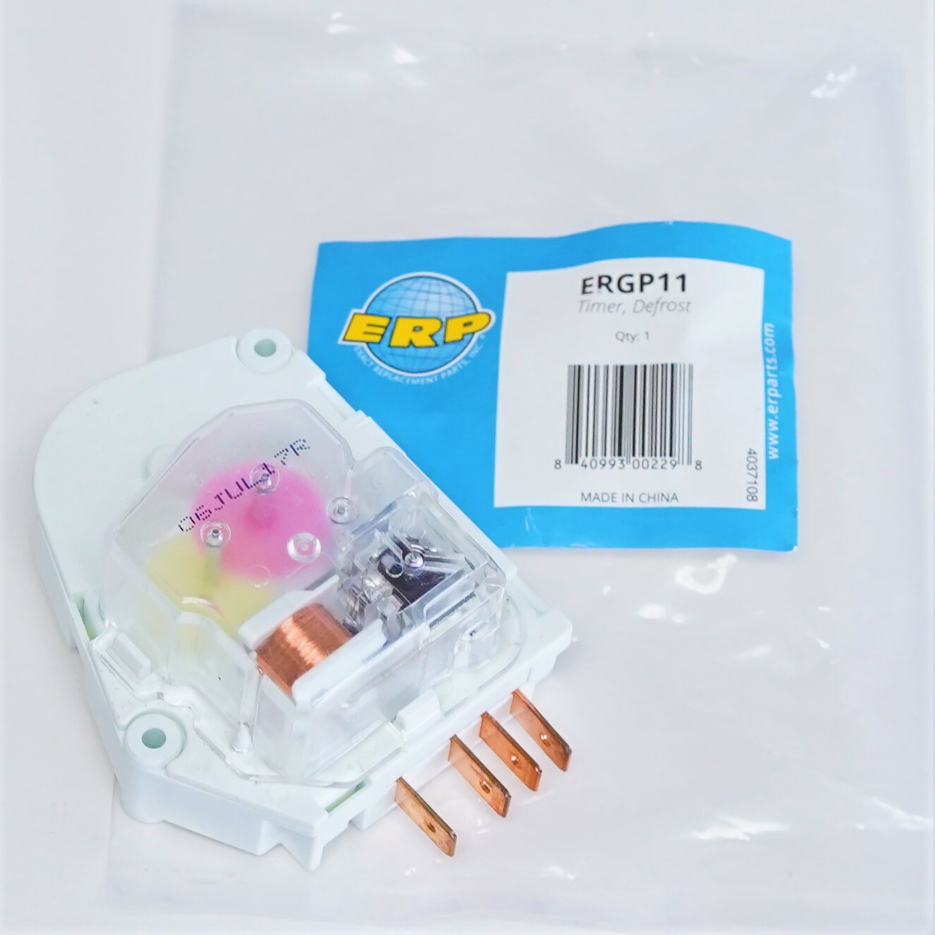ERP GP11 Refrigerator Defrost Timer 8 hr. 21 min for Maytag 68233-2 gallery