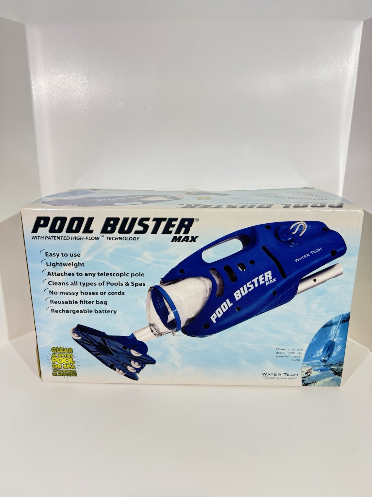 Water Tech Pool Buster Max Battery Powered Swimming Pool Cleaner "New” gallery