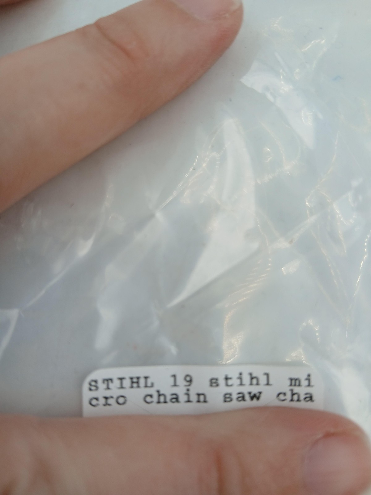STIHL 19 Micro Chainsaw Chain Silver Steel Cutting Replacement Part Accessory gallery