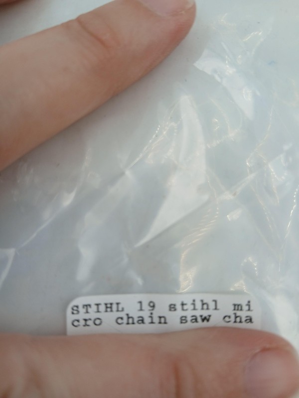 STIHL 19 Micro Chainsaw Chain Silver Steel Cutting Replacement Part Accessory gallery