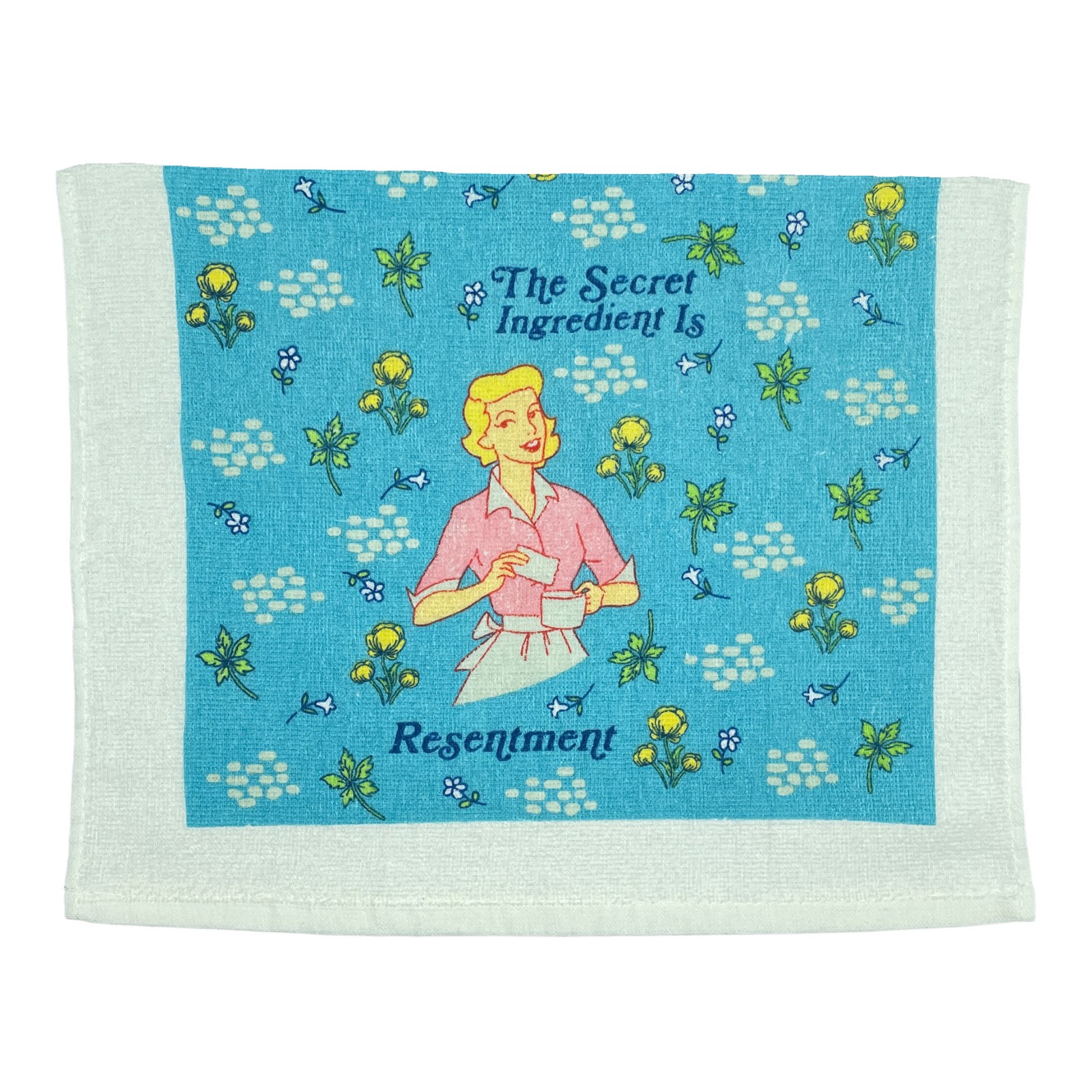 The Secret Ingredient Is Resentment Funny Bitter Kitchen Cook Tea Towel gallery