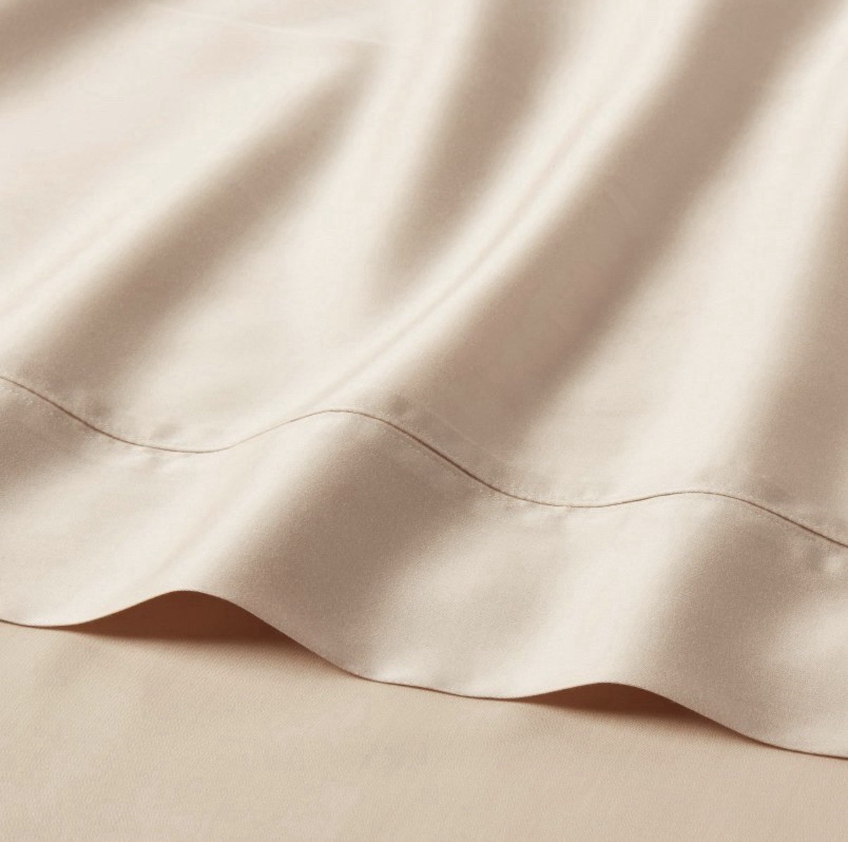 Queen 320 Thread Count Cool TENCEL Lyocell Sheet Set True Khaki - Threshold: gallery