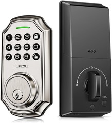 Smart Front Door Lock Set Electronic Keypad Deadbolt Keyless Entry ＆ 100 Codes