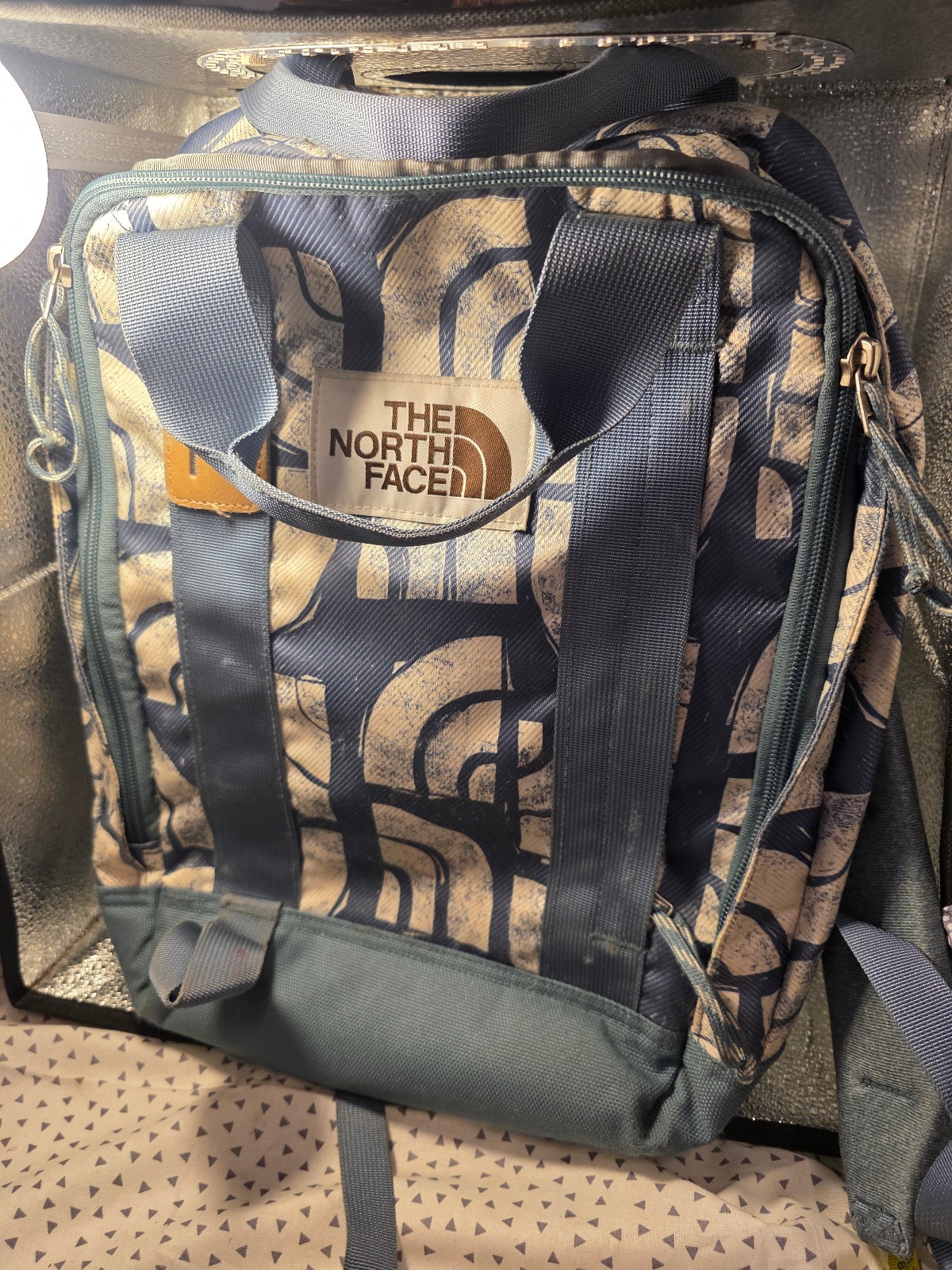 The North Face Tote Pack Tnf Gray & Blue