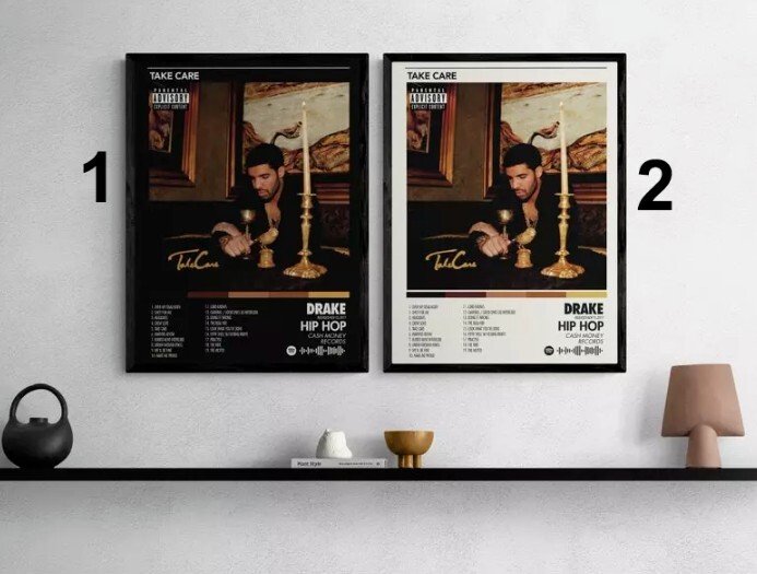 New!!! Custom Drake Poster, Take Care Wall-Art, Wall Print, Album Art, 1pcs gallery