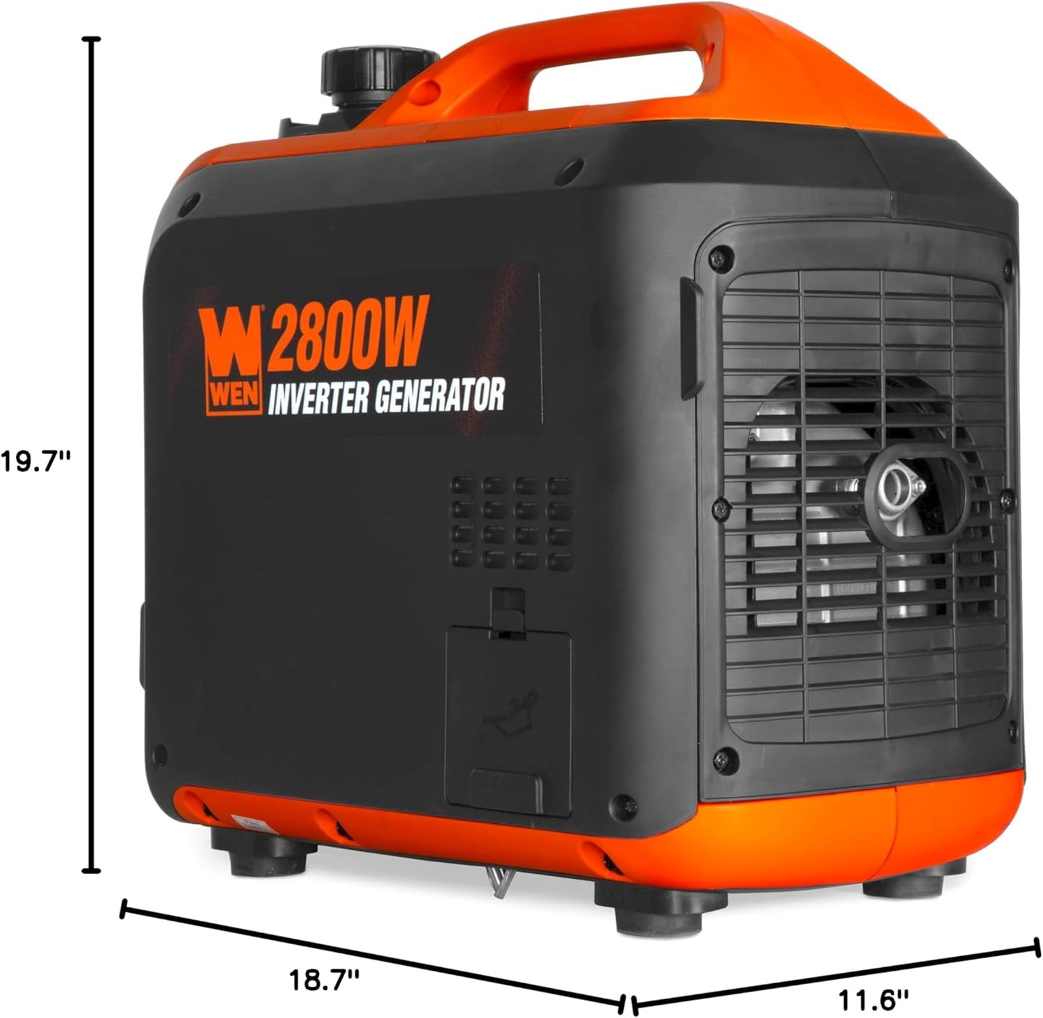 WEN DF280iX Dual Fuel Inverter Generator - 2800W, CO Watchdog gallery