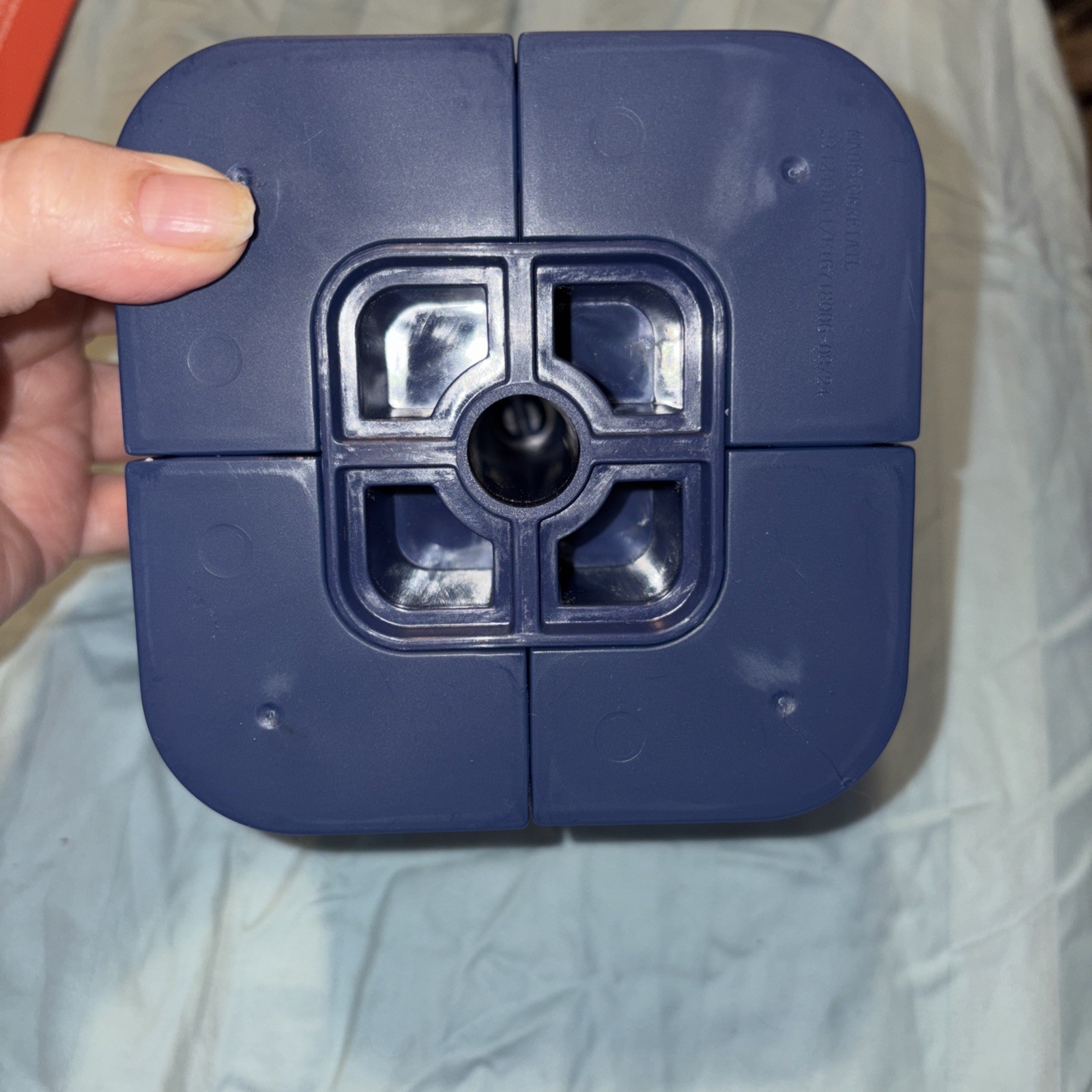 MADE FOR RETAIL Removable Compartment Caddy w/Handle DARK BLUE gallery