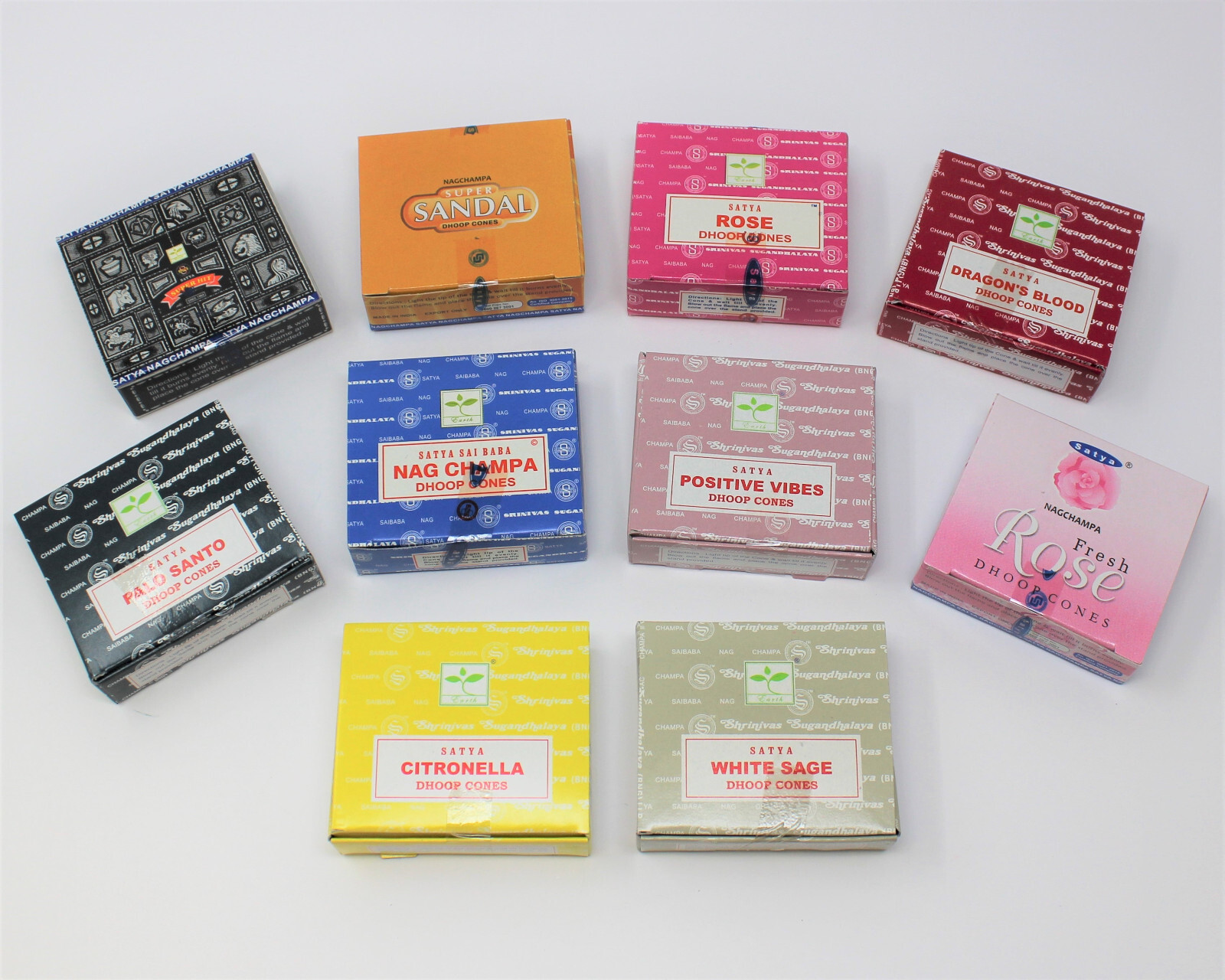 Satya Incense Cones: BUY 2 GET 3 FREE! (MUST add 5 to Cart) Pick Your Scents! gallery