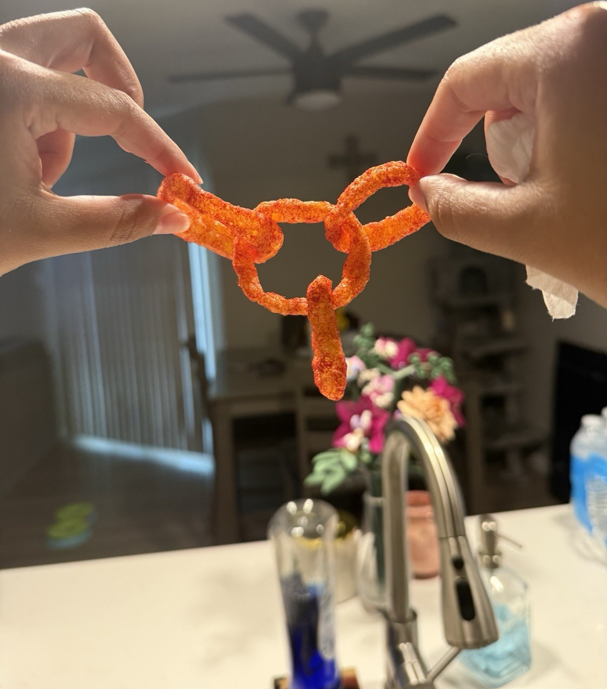 Funyuns Flaming Hot Puffed Corn Snack Unique Shape!! gallery