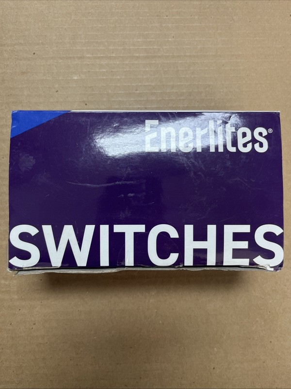 Enerlites Decorator Rocker Light Switch White 91150-W10P-T (10PK) gallery