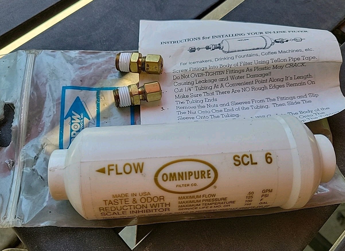 Omnipure SCL6 10-Micron Inline Water Filter 1/4 FPT gallery
