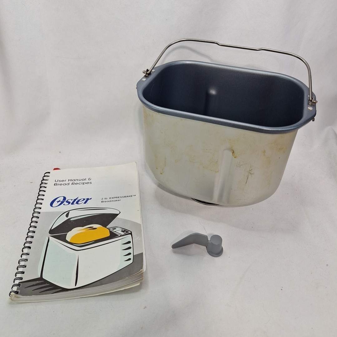 Breadmaker Pan Paddle & User Manual Oster Model 5834 2lb Expressbake Replacement gallery