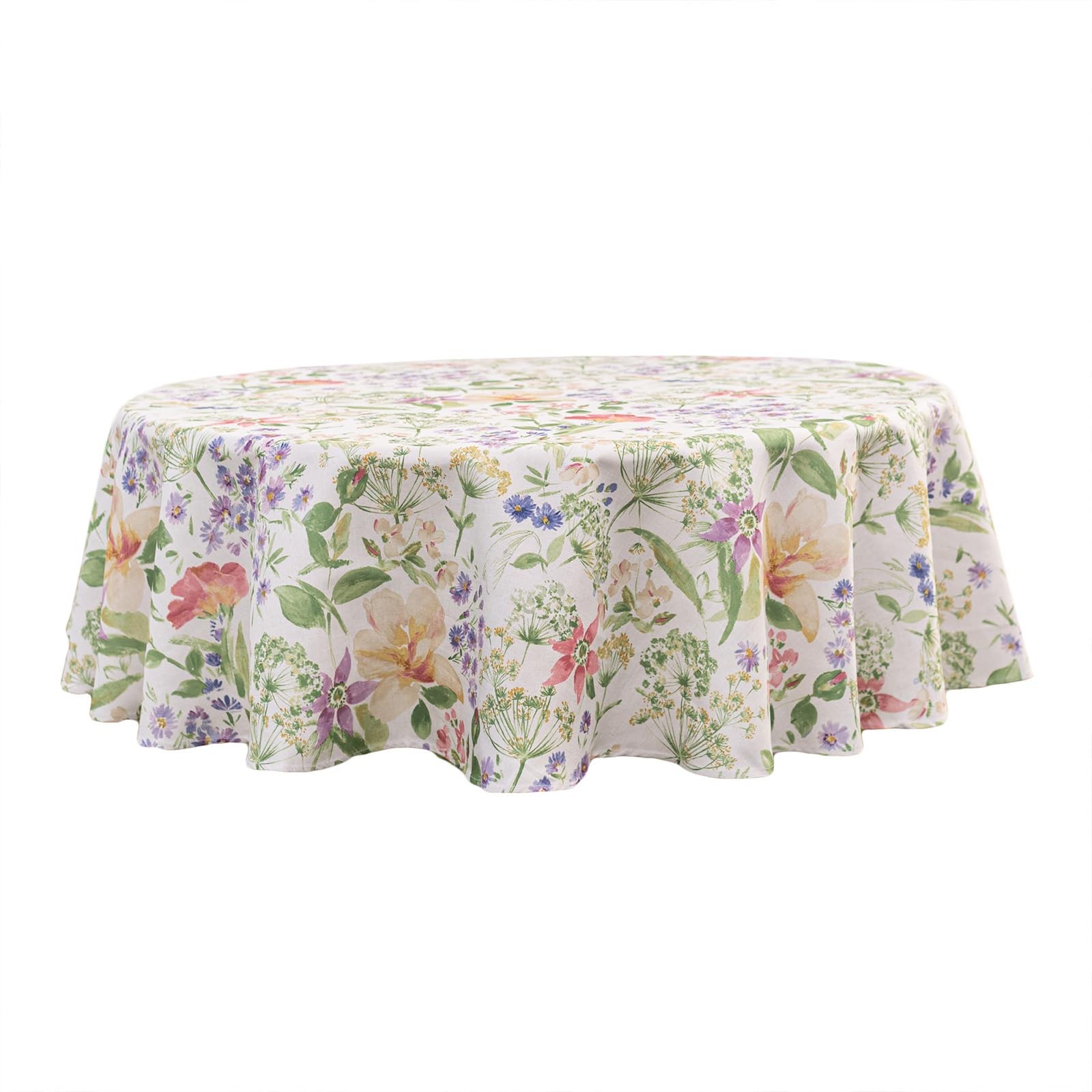 Benson Mills Floral Spring/Summer Heavyweight Fabric Outdoor Tablecloth with ... gallery