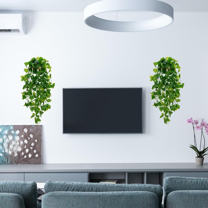 Eco-Friendly Artificial Pothos Vines – Versatile Hanging Plant Set for All Rooms gallery
