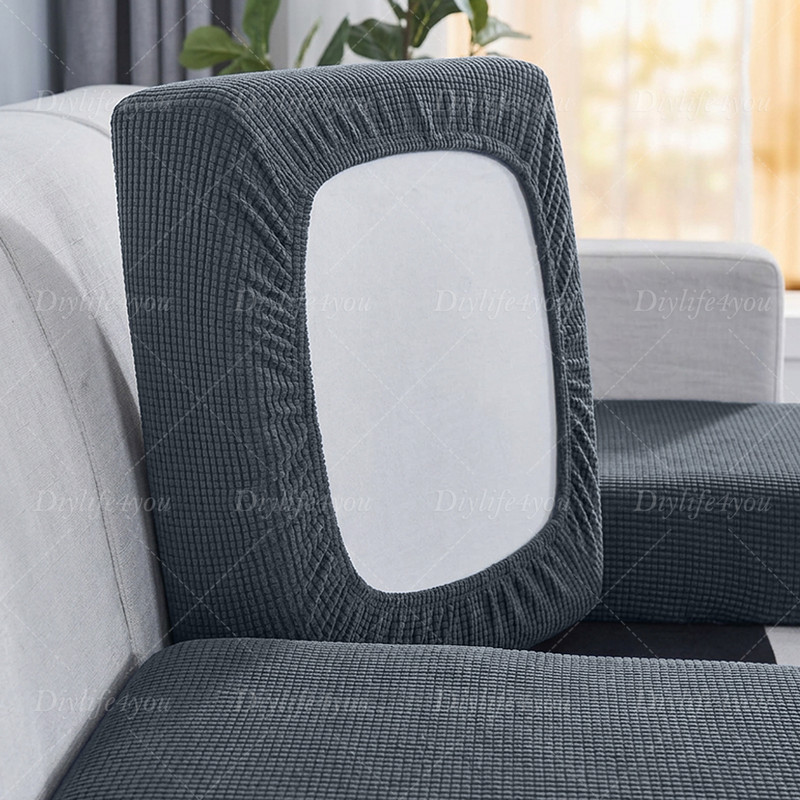 Jacquard Stretch Removable Individual Sofa Cushion Covers Couch Seat Slipcover gallery