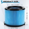 1/2 Pack VF3500 Filter For Ridgid 3-4.5 Gallon Wet/Dry Vacuums gallery